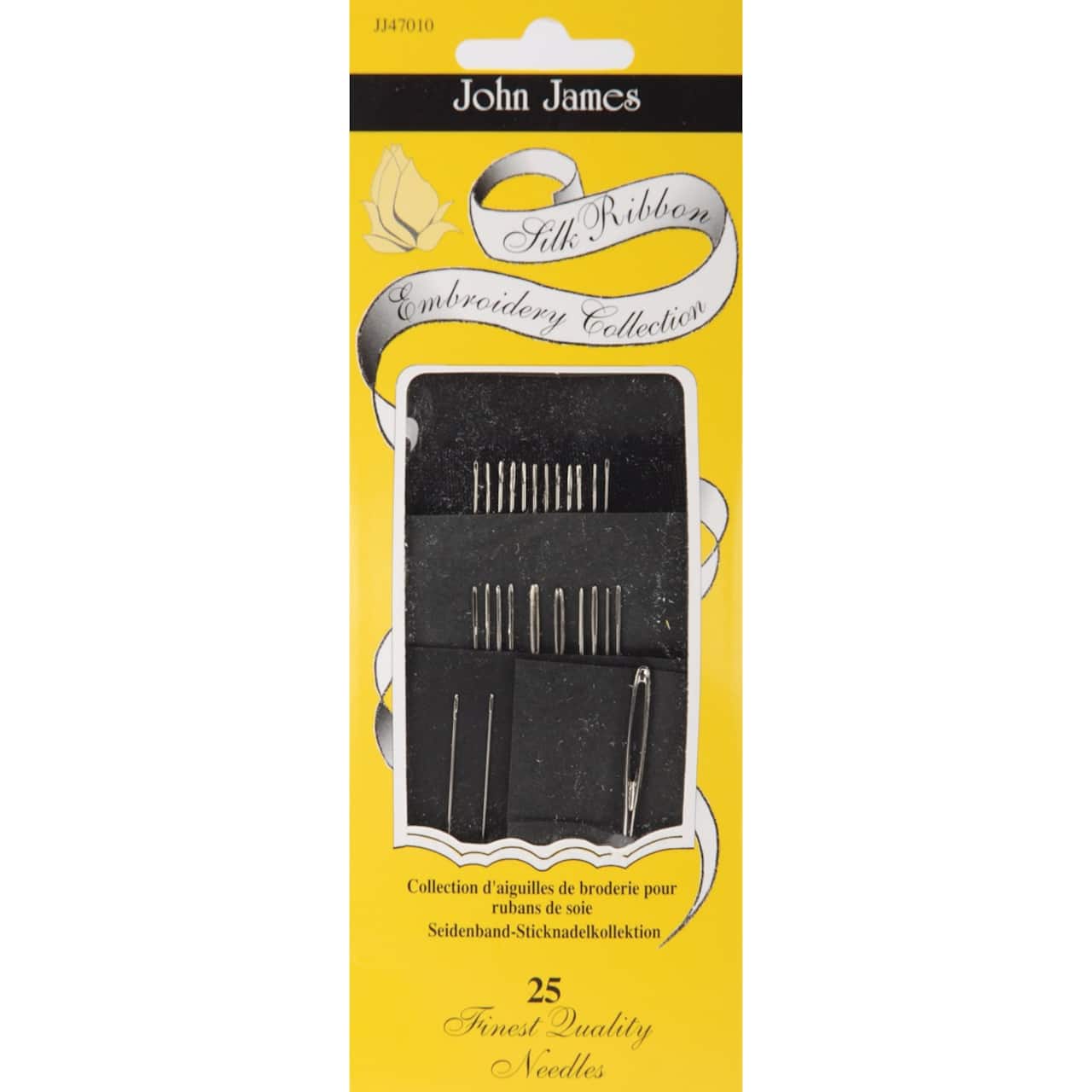 Colonial Needle John James Silk Ribbon Embroidery Needles, 25ct.